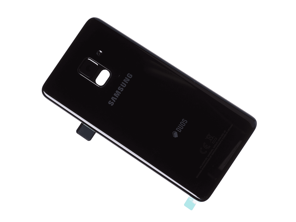 Battery cover Samsung SM-A530F Galaxy A8 2018 BLACK + camera glass