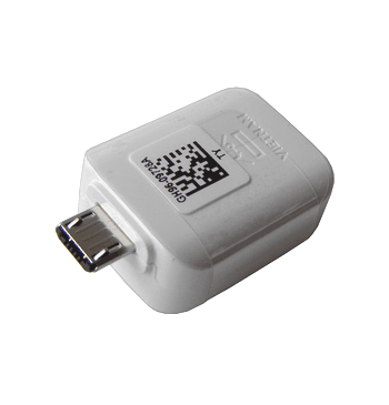 Oryginalna Przejściówka adapter z Micro USB na USB Samsung SM-G930F Galaxy S7/ SM-G935F Galaxy S7 Edge - biała