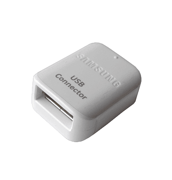 Oryginalna Przejściówka adapter z Micro USB na USB Samsung SM-G930F Galaxy S7/ SM-G935F Galaxy S7 Edge - biała