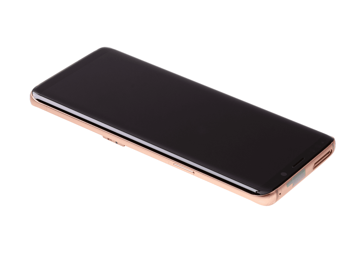 Oryginalny Wyświetlacz LCD + Ekran dotykowy Samsung SM-G960 Galaxy S9 - złoty