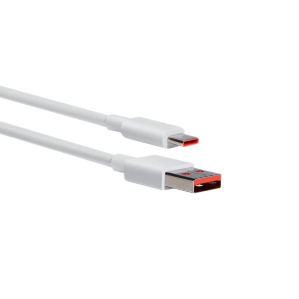 Oryginalny Kabel USB-C Xiaomi 6A 120W QC 1 m biały (bulk)