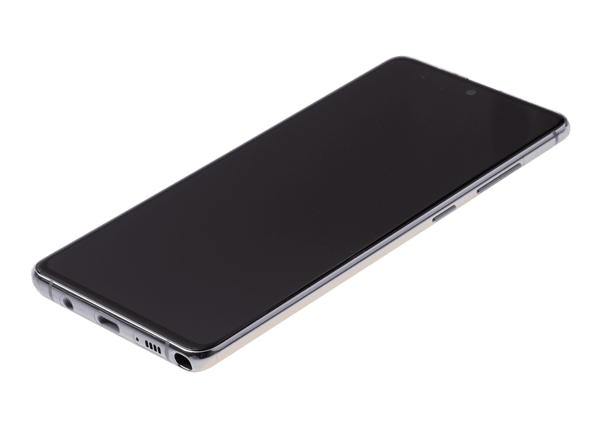 Oryginalny Wyświetlacz LCD + Ekran dotykowy Samsung SM-N770 Galaxy Note 10 Lite - srebrny
