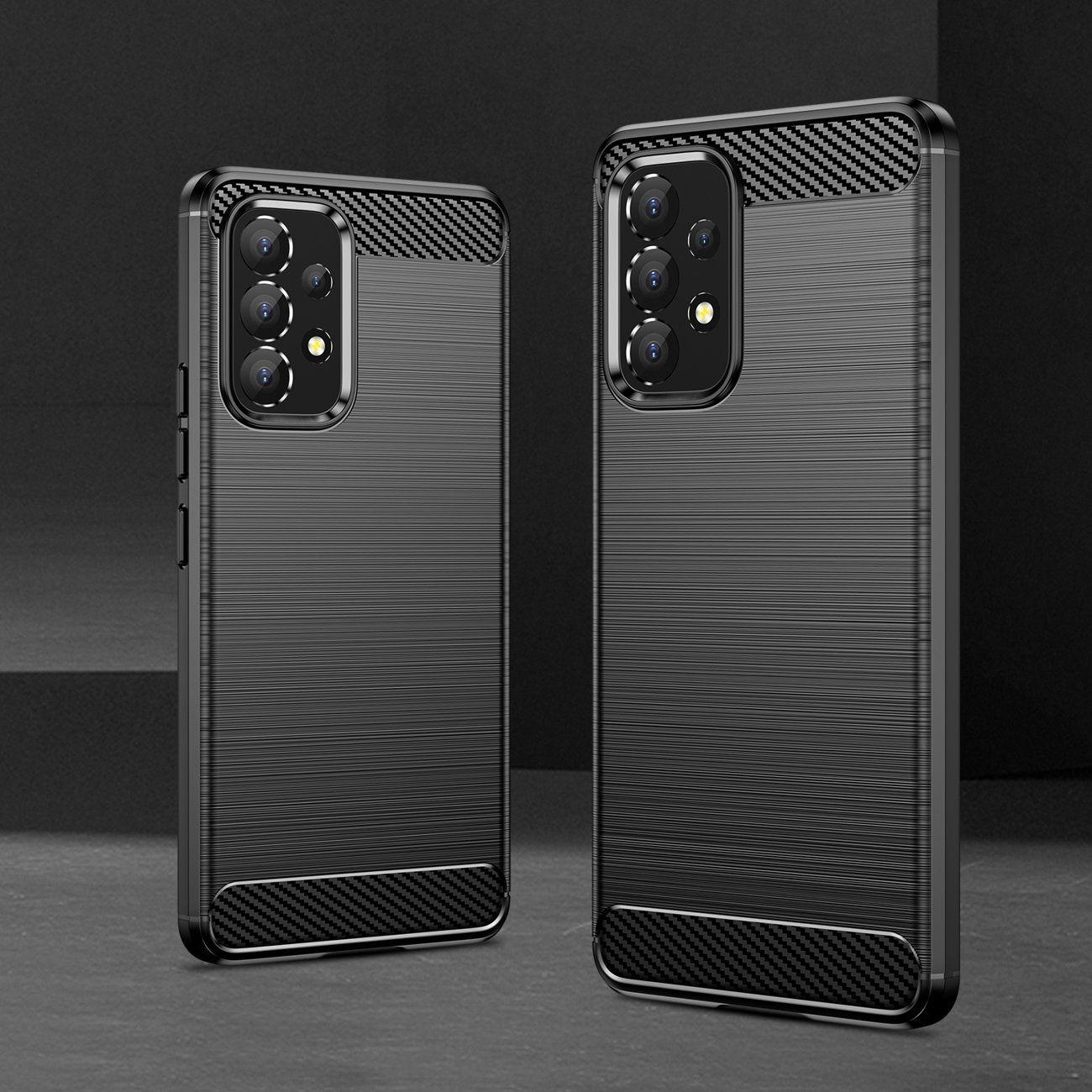 Obal Samsung Galaxy S21 5G černý design carbon