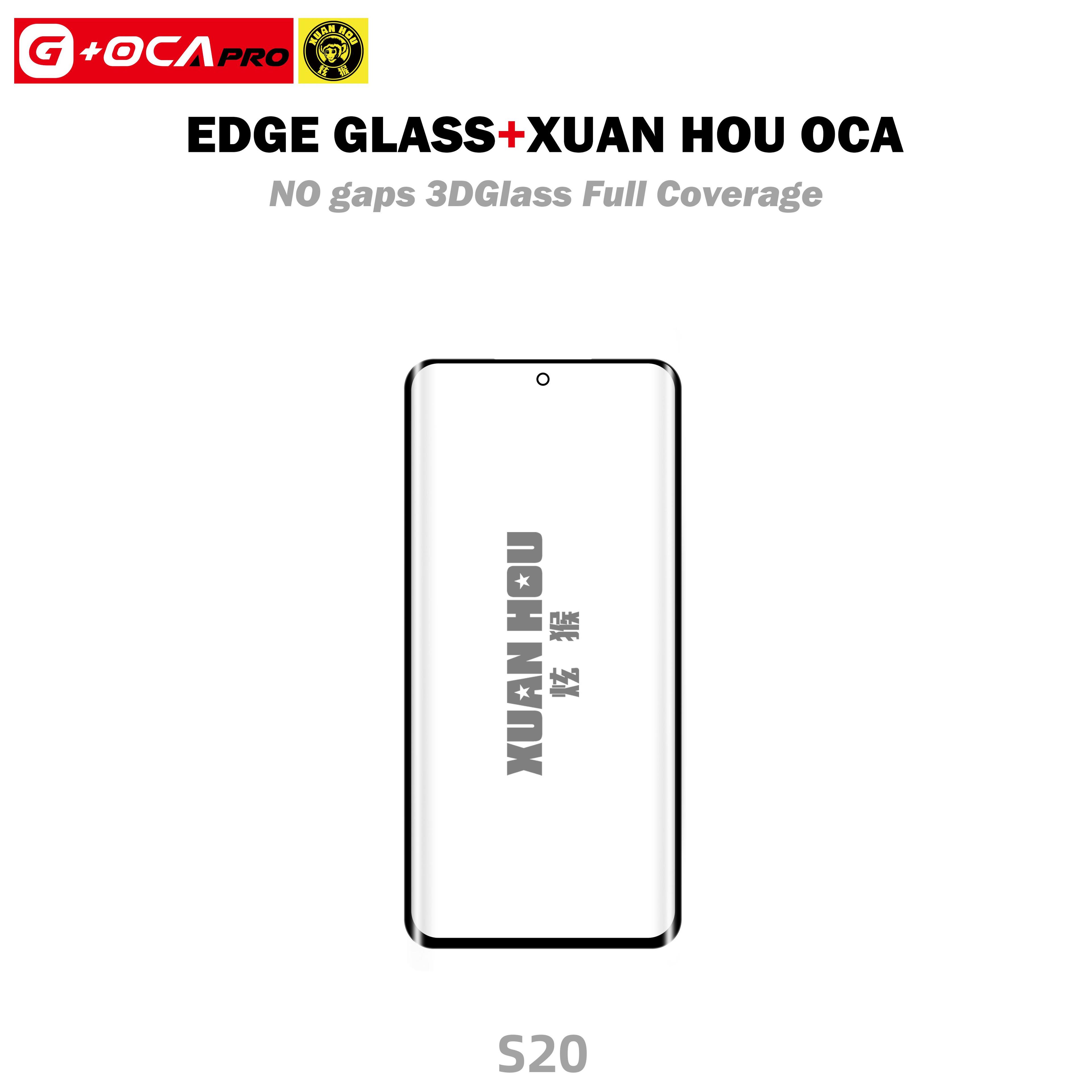 Szybka + Xuanhou OCA (z powłoką oleofobową) Samsung SM-G980 Galaxy S20