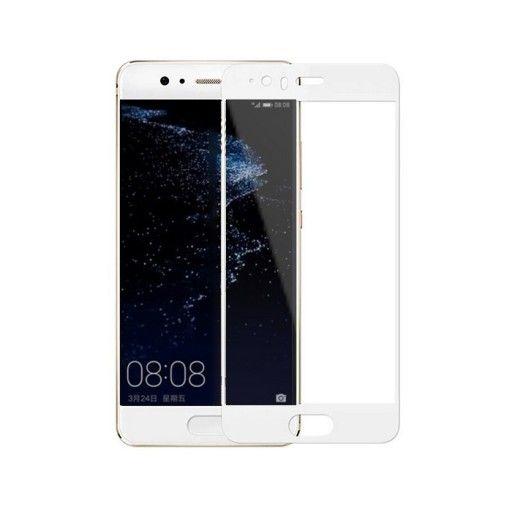 Ochranné sklo 5D Huawei P10 bílé - celoplošné lepidlo