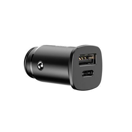 Car charger Baseus  port USB Quick Charge 4.0 QC 4.0 i USB-C PD 3.0 SCP black (CCALL-AS01)