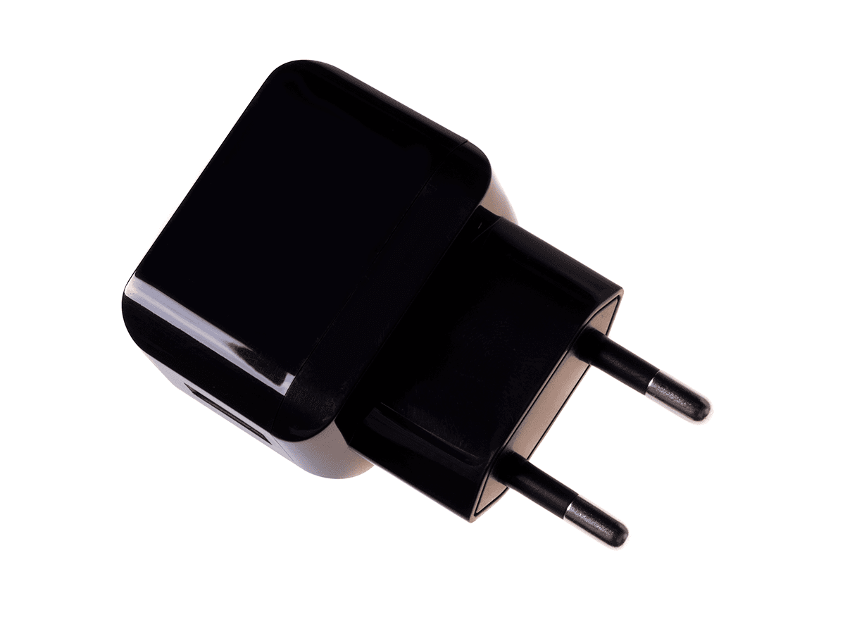 Adapter travel charger USB HEDO 2,1A - black (original)