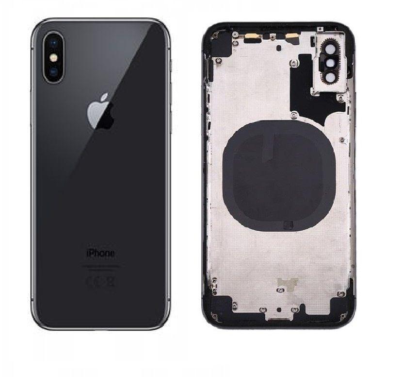 Body iPhone X + back cover black