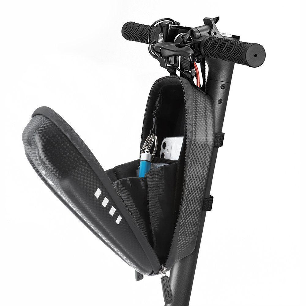 Wozinsky waterproof electric scooter handlebar bag 2L black (WSB3BK)