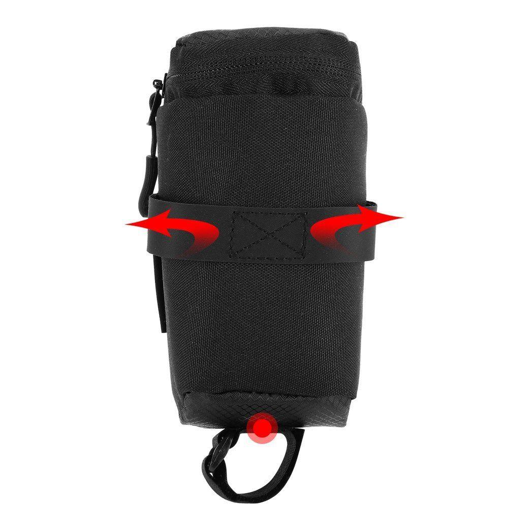 Wozinsky bicycle bag under the saddle 0.6 L black (WBB8BK black)