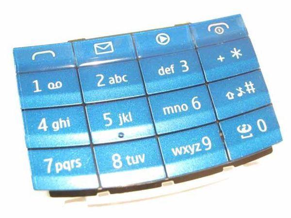 Klávesnice Nokia X3-02 modrá