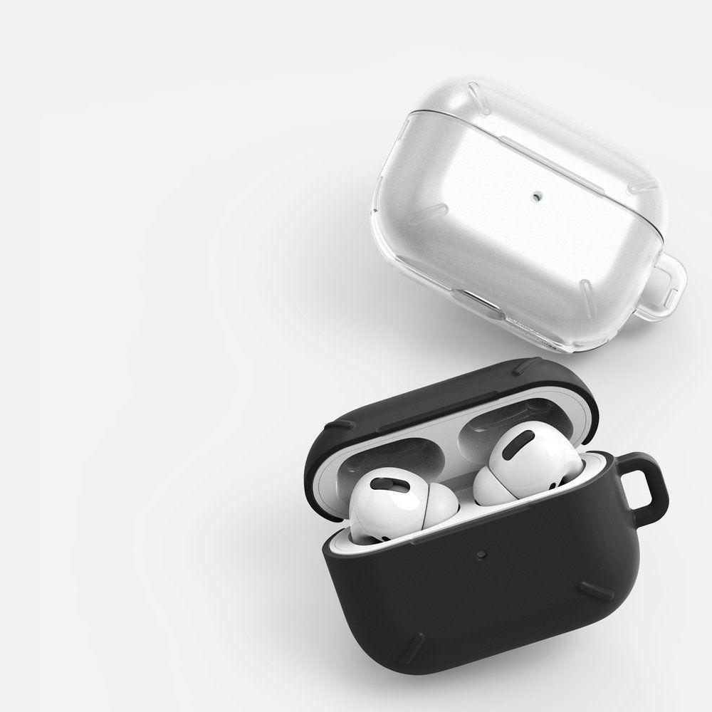 Ringke AirPods odolné krycí pouzdro transparentní pro sluchátka s karabinou