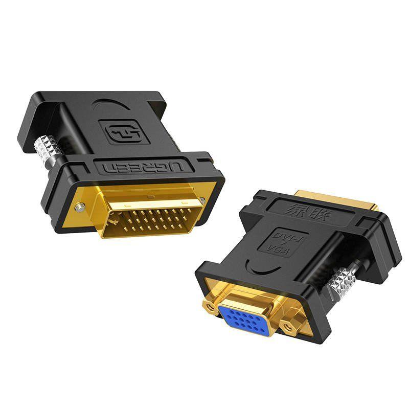 UGREEN Adapter DVI - VGA 20122 (czarny)