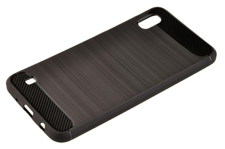 Obal LG K50s černý design Carbon