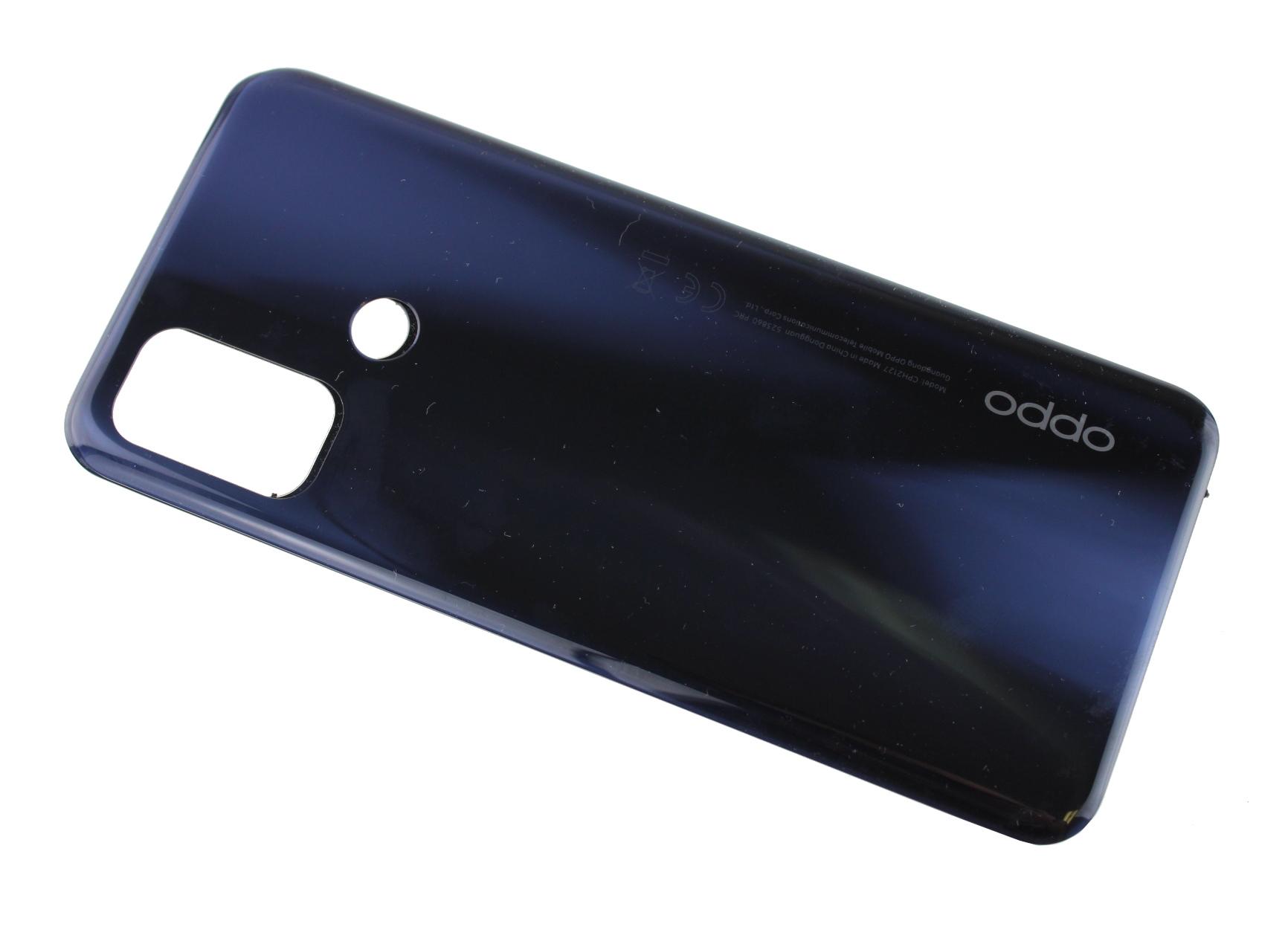 Oryginalna klapka baterii Oppo A53 - niebieska (demontaż)