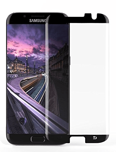 Ochranné sklo 5D  Samsung Galaxy S7 Edge G935 černé - celoplošné lepidlo