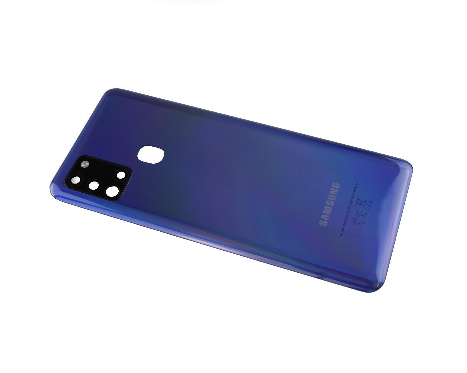 Originál kryt baterie Samsung SM-A217 Galaxy A21s modrá demontovaný díl Grade A