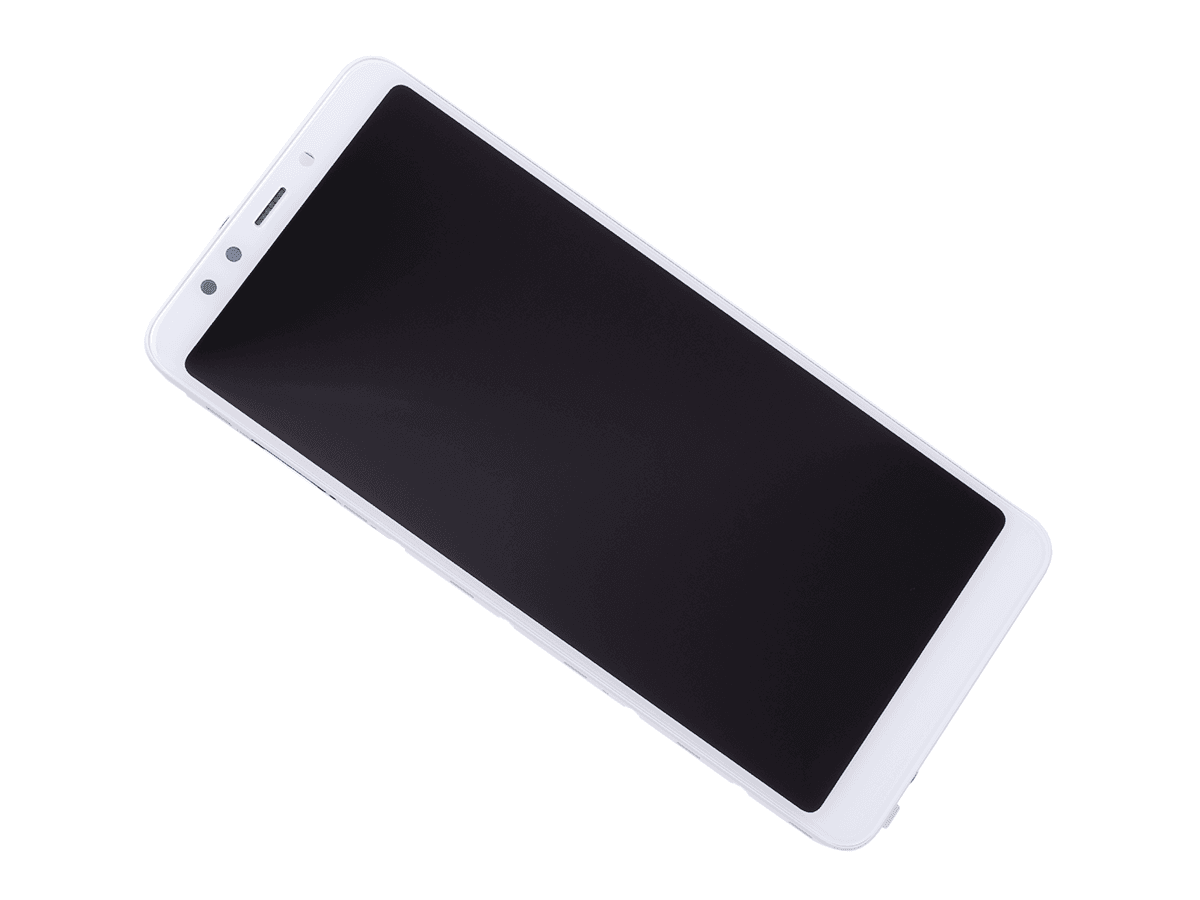 Original Front cover with touch screen and LCD display Xiaomi Redmi 5 - white