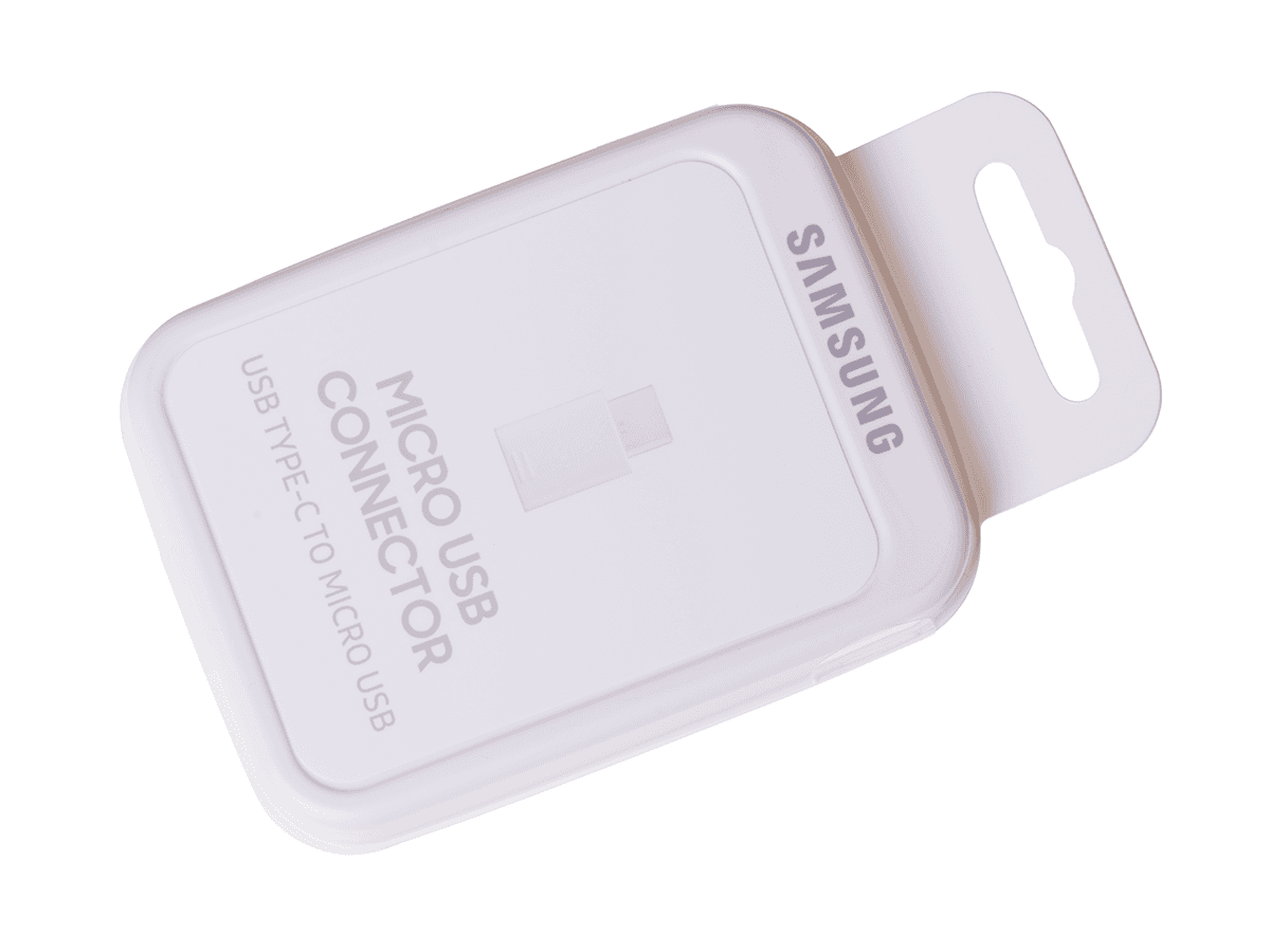 original Adapter USB Typ C to micro USB Samsung EE-GN930BWEGWW - white