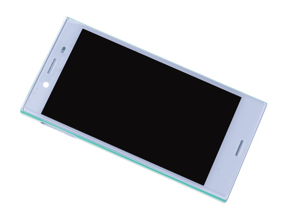 Front cover with touch screen and LCD dispaly Sony F5321 Xperia X Compact - blue (original)