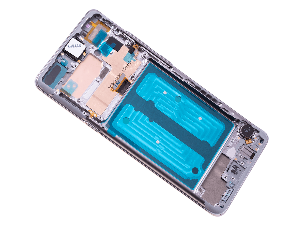 ORYGINALNY Wyświetlacz LCD + ekran dotykowy Samsung SM-G977 Galaxy S10 5G - Crown Silver