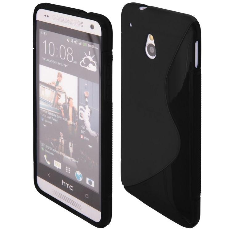 BACK COVER S-CASE HTC ONE Mini SOLID BLACK
