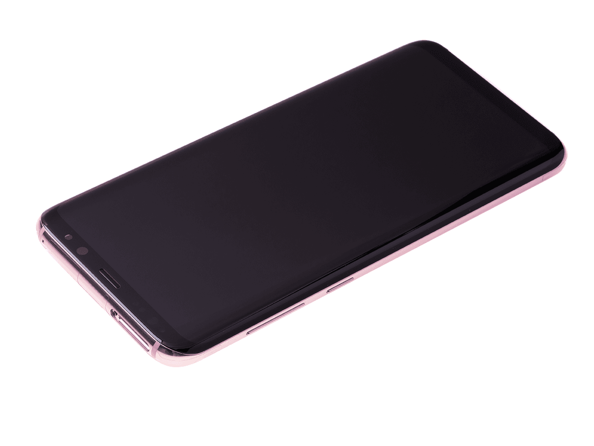 ORYGINALNY Wyświetlacz LCD + ekran dotykowy Samsung SM-G955 Galaxy S8 Plus - różowy