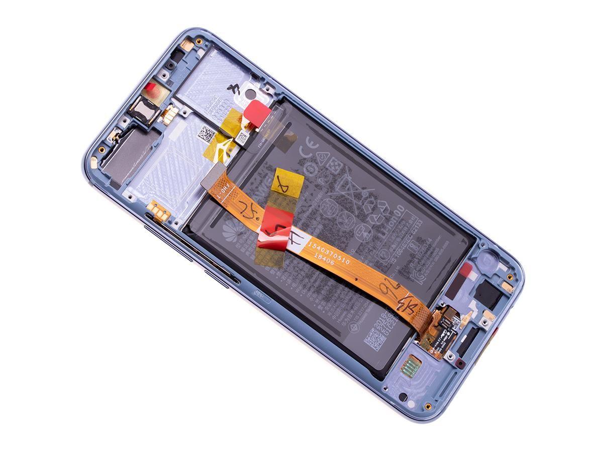 Originál LCD + Dotyková vrstva s baterií Huawei Honor 10 šedá