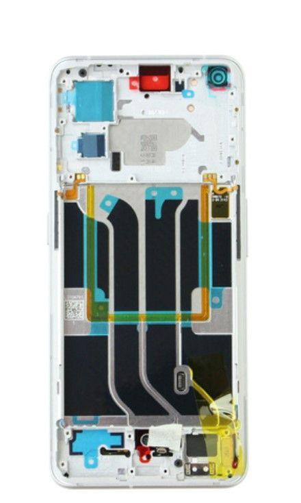 Oryginalny Wyświetlacz LCD + Ekran dotykowy Realme GT2 PRO ( RMX3300, RMX3301) - biały