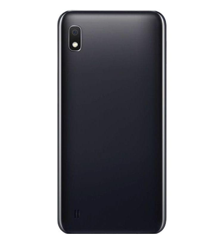 Klapka baterii Samsung SM-A105 Galaxy A10 czarna + szkiełko aparatu