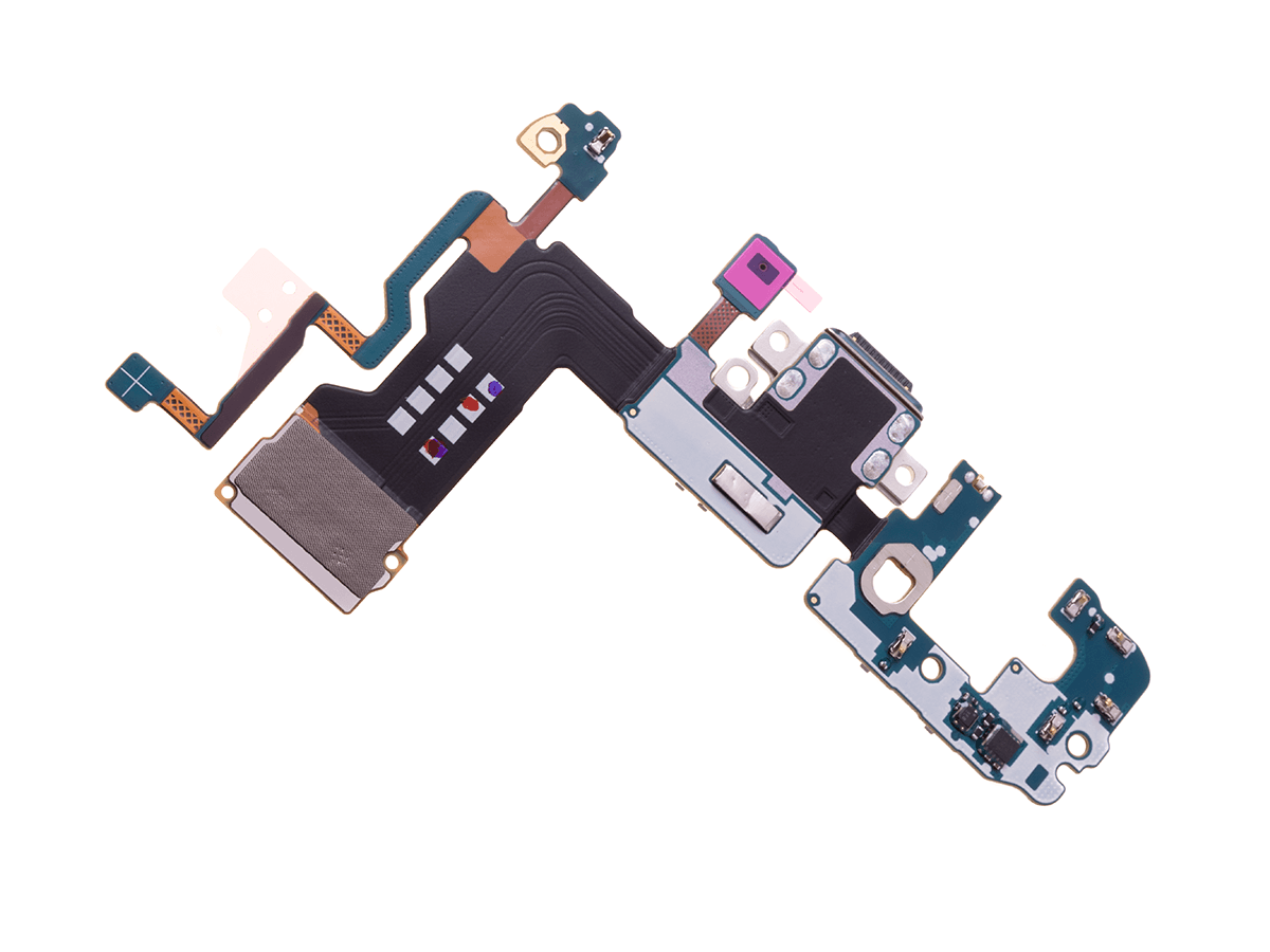 Original flex + charger connector Board with USB connector Samsung SM-G965 Galaxy S9 Plus/ SM-G965F/DS Galaxy S9 Plus Dual SIM