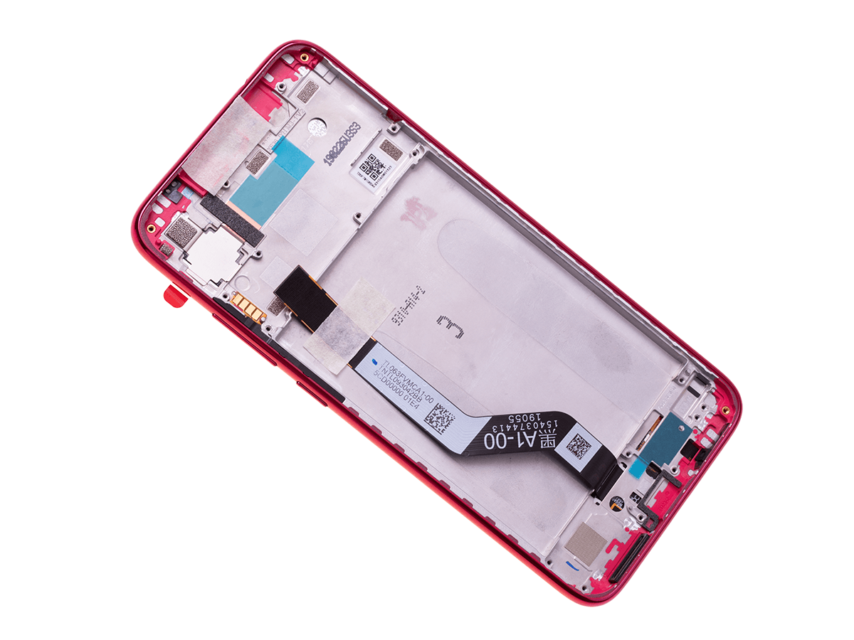 Oryginalny Wyświetlacz LCD + Ekran dotykowy Xiaomi Redmi Note 7 / Note 7 Pro - czerwony