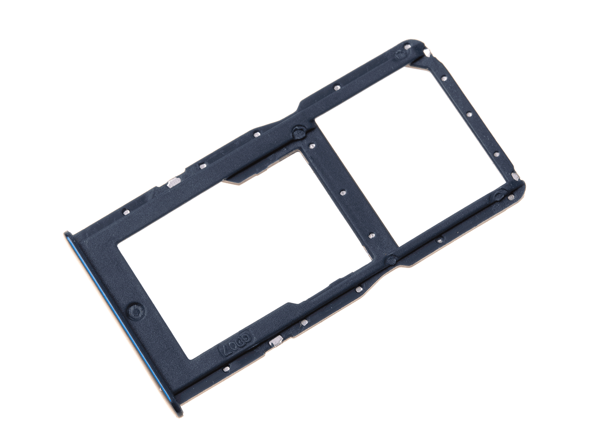 Originál Držák / Slot SIM a SD karty Huawei P30 Lite modrý