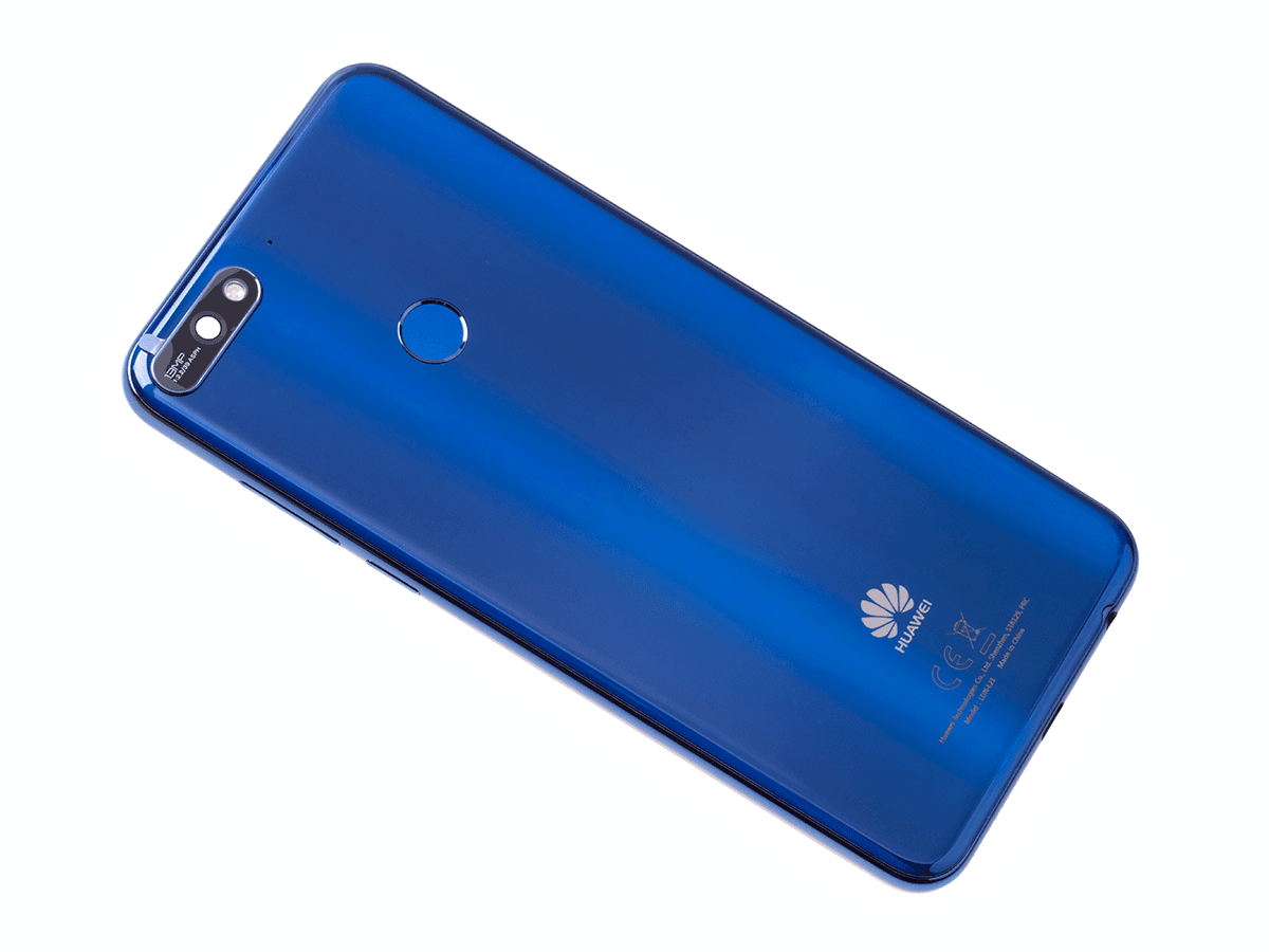 Oryginalna Klapka baterii Huawei Y7 2018 - niebieska