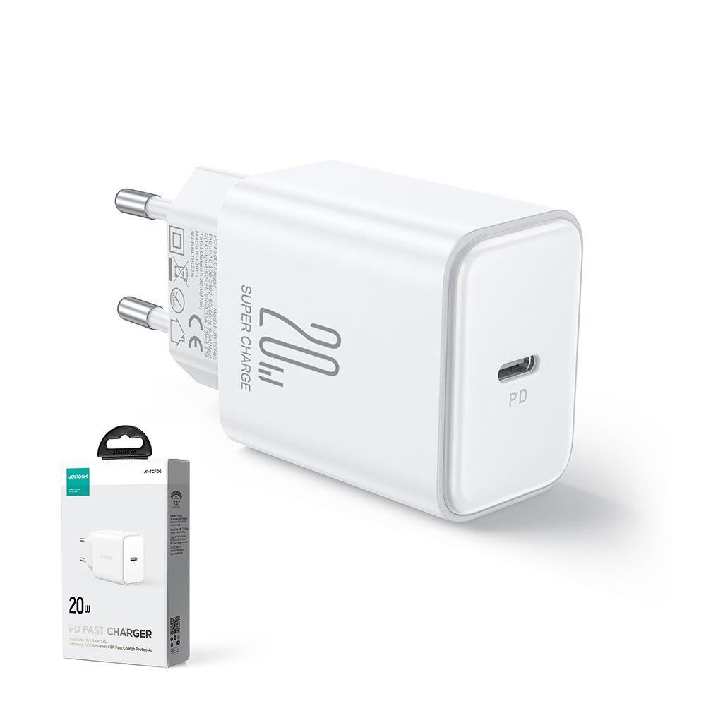 Joyroom JR-TCF06 USB C 20W PD charger - White