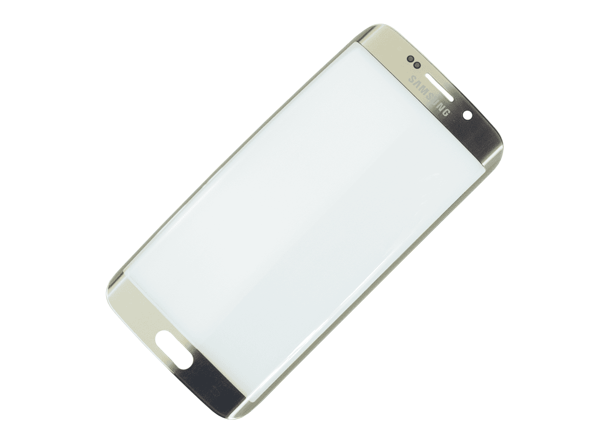 LCD Sklíčko Samsung Galaxy S6 Edge SM-G925f zlaté - sklíčko displeje
