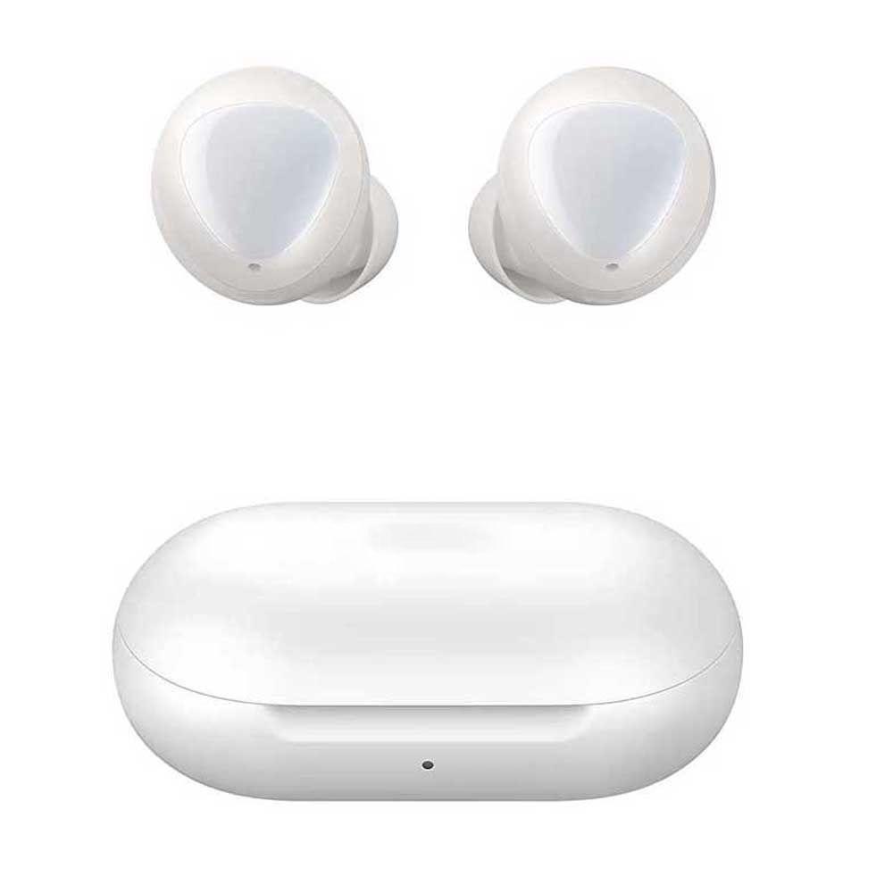 Bezprzewodowe Słuchawki Bluetooth z ładowaniem indukcyjnym Buds Białe