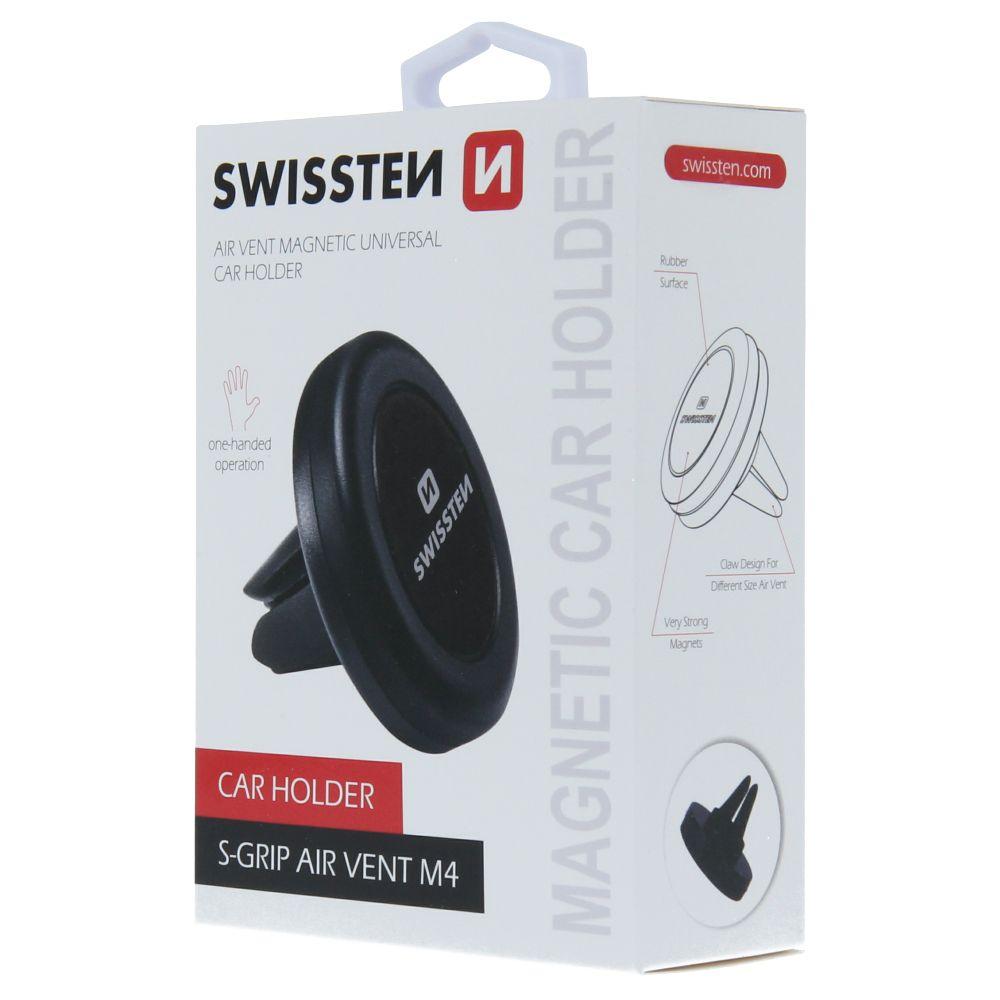 Swissten S-Grip AV-M4 - Magnetický držák do auta pro ventilační mřížku pro MT od 3,5" do 6"