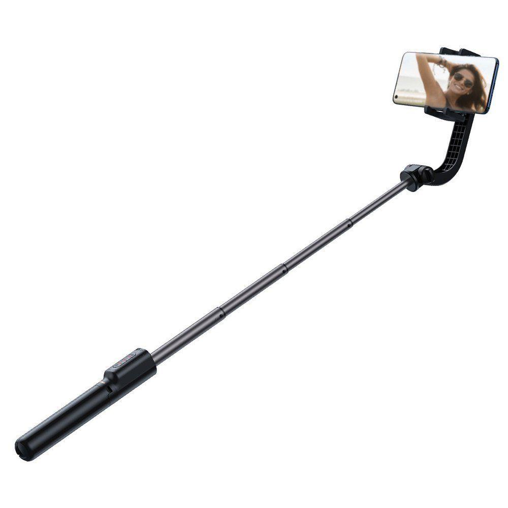 Baseus uniaxial gimbal Selfie Stick with Tripod Telescopic Stand and Bluetooth remote controll black (SULH-01)