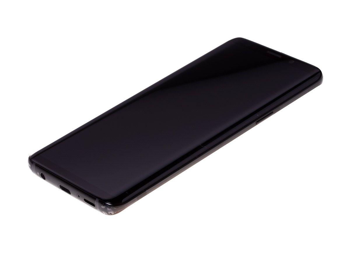 Oryginalny Wyświetlacz LCD + Ekran dotykowy Samsung SM-G960 Galaxy S9 / SM-G960F / DS Galaxy S9 Dual SIM - czarny (Wymieniona szyba)