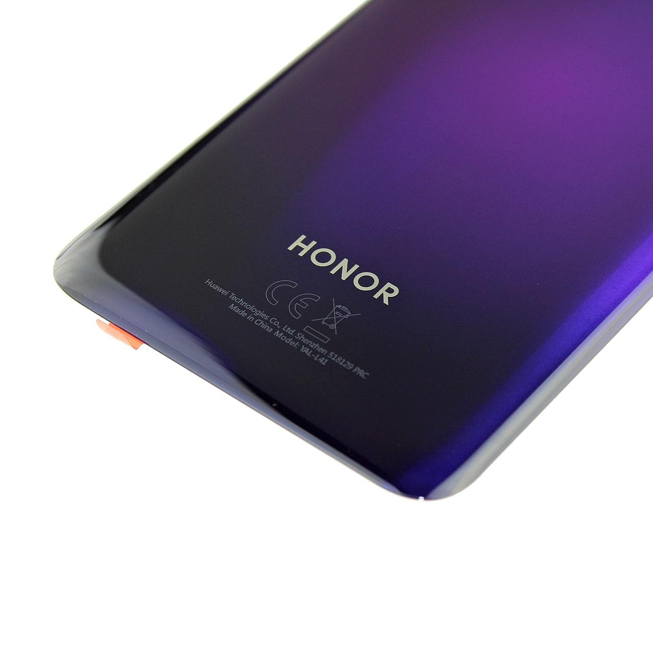 Oryginalna klapka baterii Huawei Honor 20 Pro Fioletowa - czarna (phantom black)