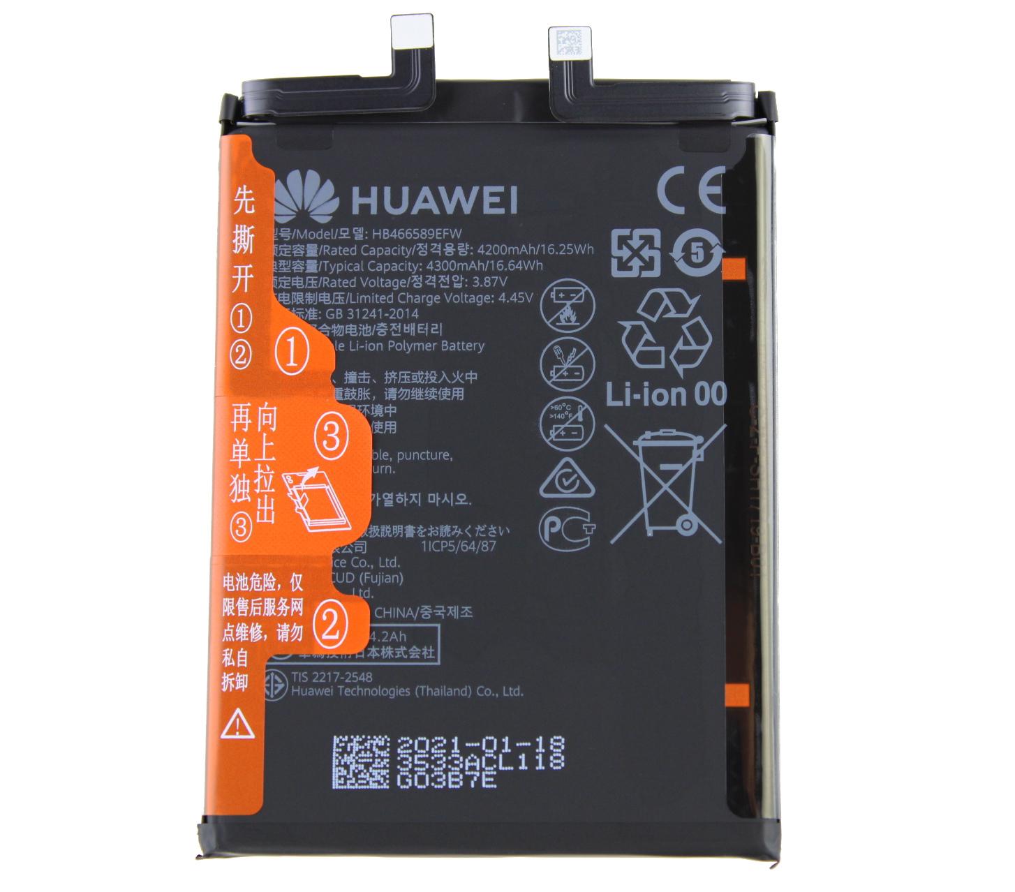 Oryginalna Bateria HB466589EFW Huawei Nova 8i , Honor 50 Lite