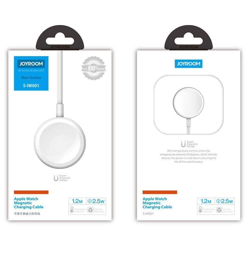 Joyroom wirelee Qi charger for Apple Watch 1,2 m cable white (S-IW001S)
