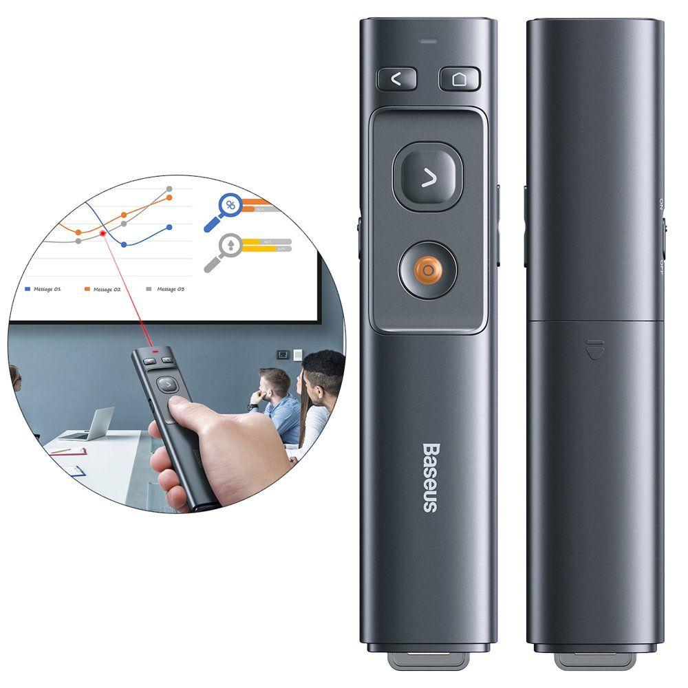 Baseus laser pointer remote control for PC gray (ACFYB-B0G)