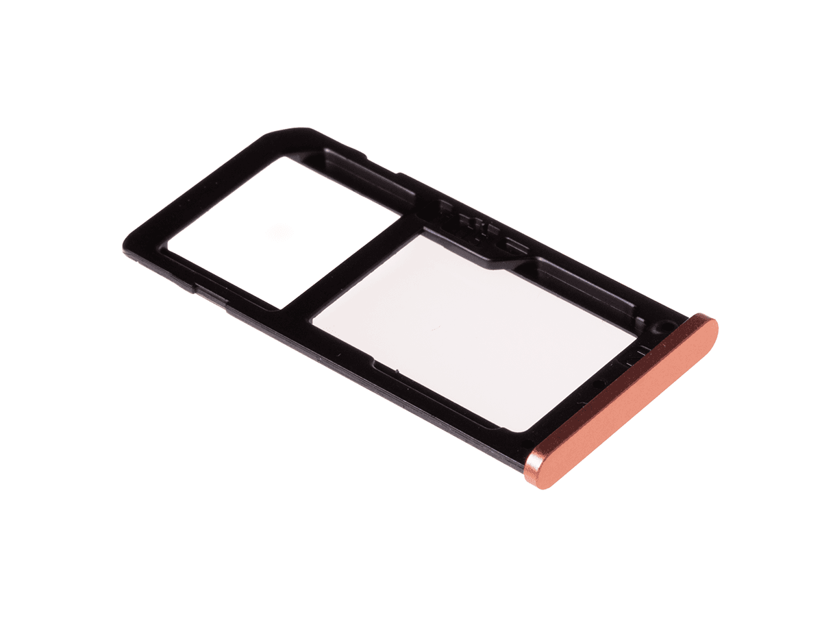 Originál slot SIM a SD karty Nokia 6 Dual SIM copper