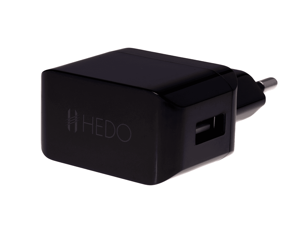USB Síťová nabíječka - adaptér HEDO 2,1A - černá originál