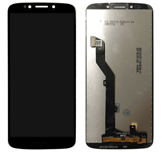 Wyświetlacz LCD + ekran dotykowy Motorola Moto G6 Play czarny