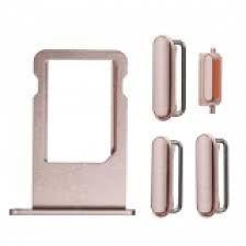 SIM CARD TRAY  + SIDE BUTTONS SET iPhone 6S ROSE GOLD