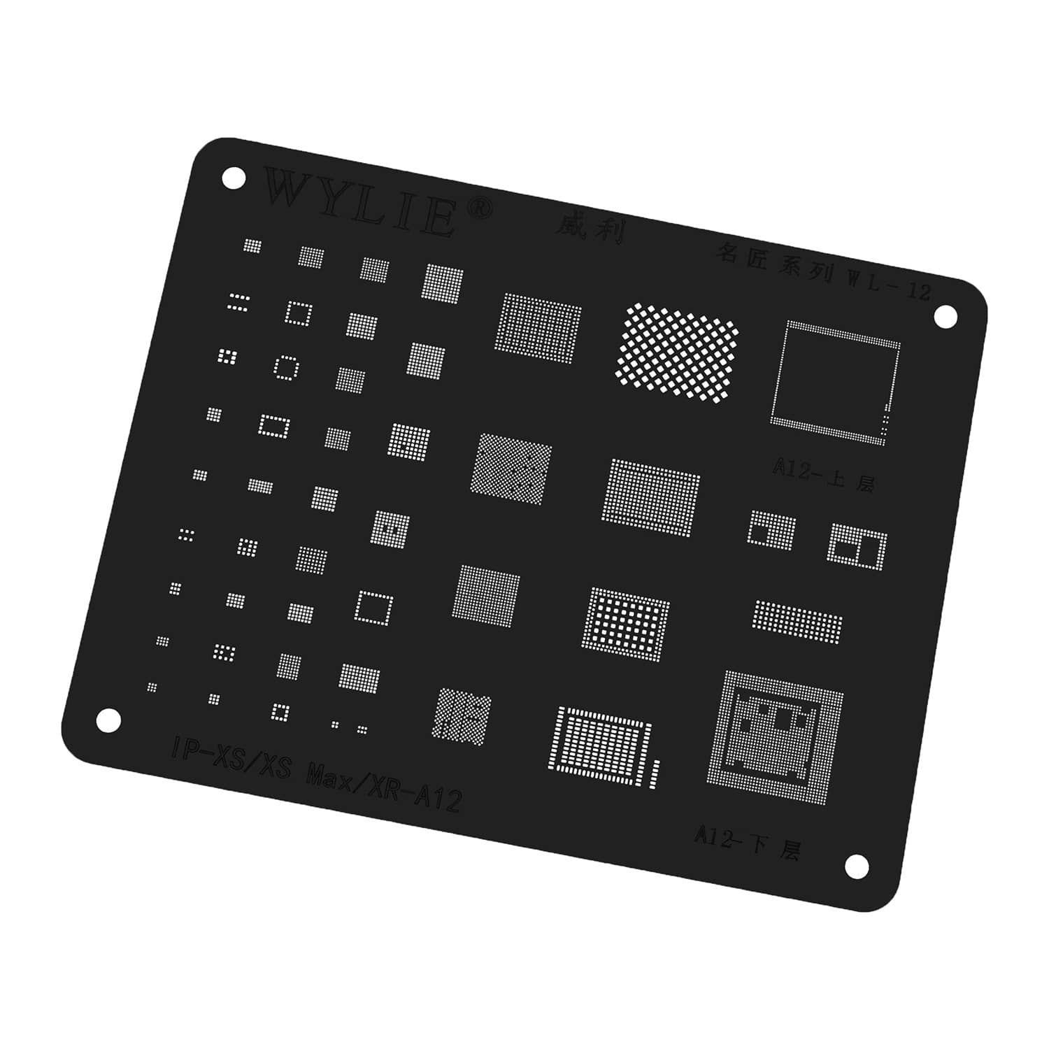 Šablona WYLIE pro opravu čipů LCD obrazovky iPhone
