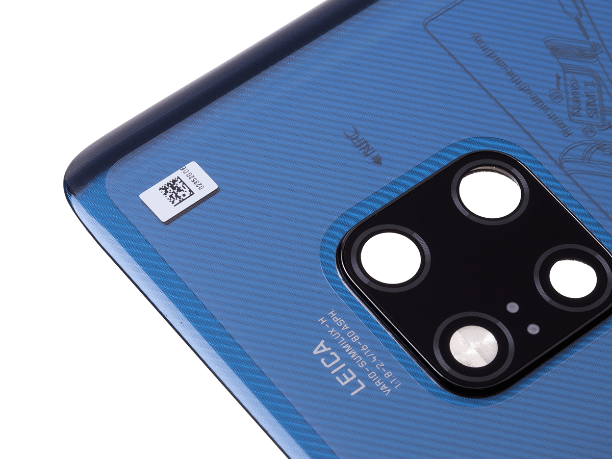 Oryginalna Klapka baterii Huawei Mate 20 Pro - niebieska